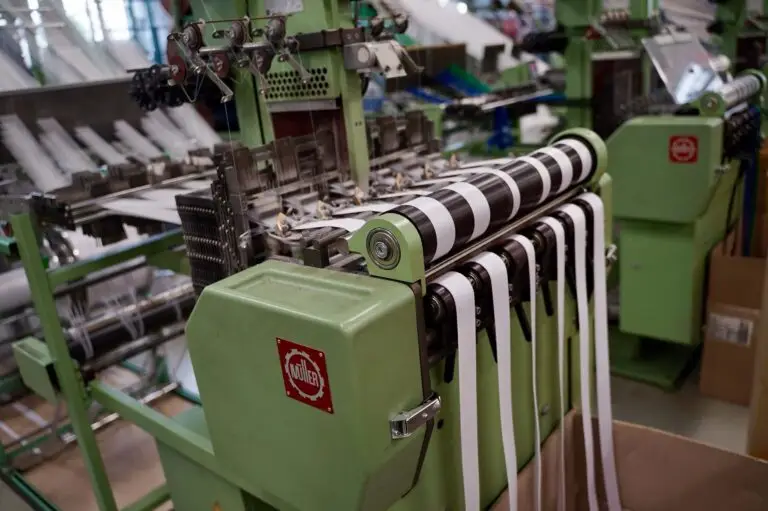 Technical webbing in textile plant