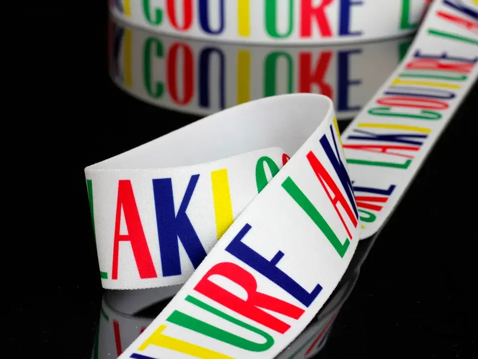 Textile webbing polyester with colour sublimation printing