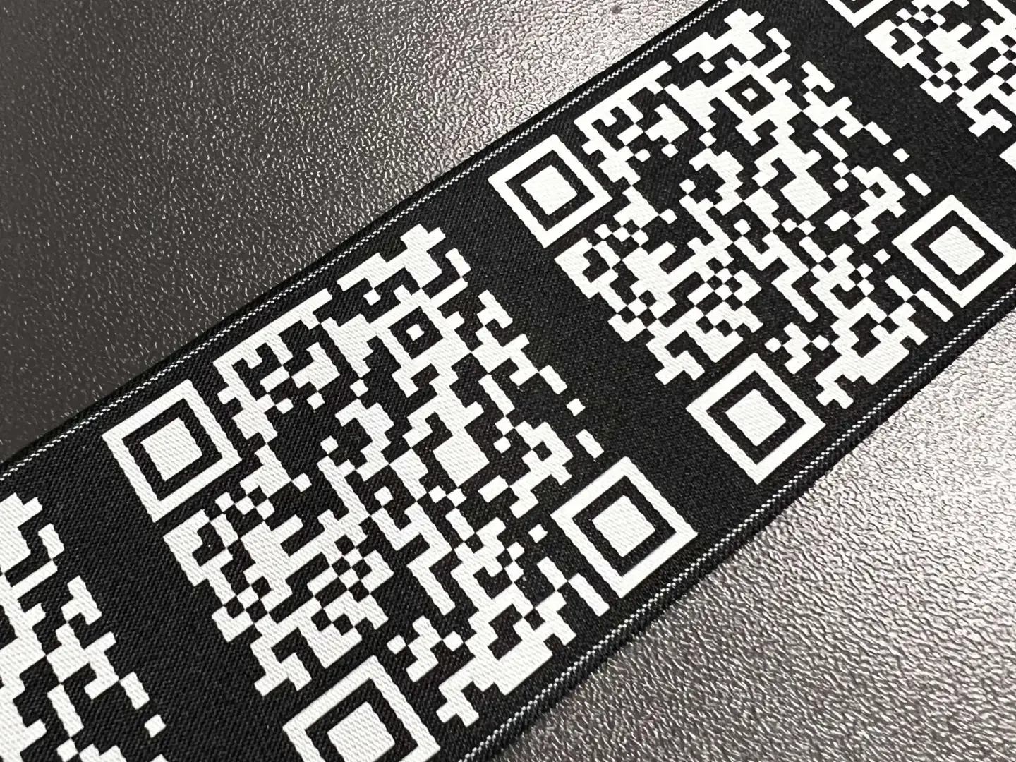 Various types of textile webbing textile in production SPLOT-PAS